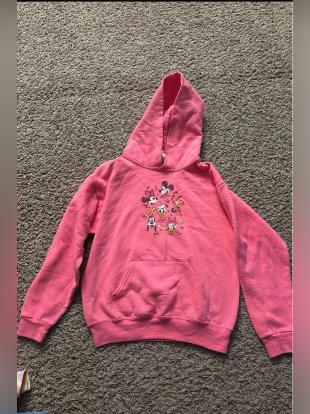 Kohls Jerzees Nublend Pink Disney Character Hoodie Sweatshirt